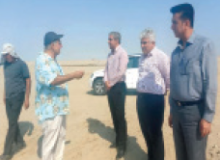 بازدید مدیرکل شیلات هرمزگان از مزارع پرورش میگوی شور دوم بندرعباس