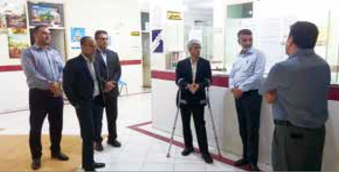 سرکشی به شبکه بهداشت و درمان جزیره
