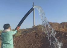 پروژه آبرسانی به روستای حسن آباد بخش احمدی پایان یافت