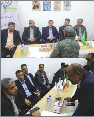 برپایی میز خدمت جهاد کشاورزی و شیلات استان در نماز جمعه بندرعباس