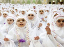 جشن آغاز بندگی ۲۳ هزار دانش آموز دختر هرمزگان