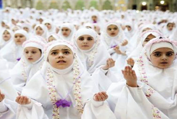 جشن آغاز بندگی ۲۳ هزار دانش آموز دختر هرمزگان