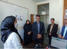 بازدید رئیس دانشگاه علوم پزشکی هرمزگان از بندرچارک