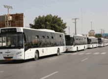 ارائه خدمات رایگان ناوگان اتوبوسرانی شهرداری بندرعباس به دانش‌آموزان در روز اول مهر