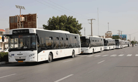 ارائه خدمات رایگان ناوگان اتوبوسرانی شهرداری بندرعباس به دانشآموزان در روز اول مهر